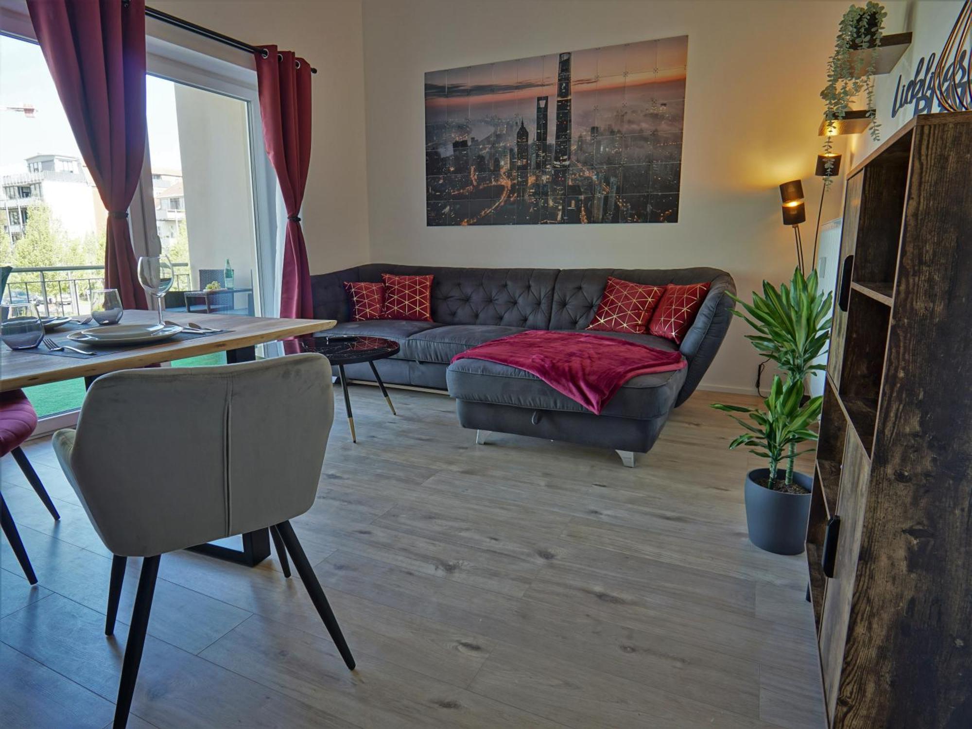 "Hogulu" Brandenburg, Balkon, Neustadt, Kueche, Wassernaehe - Parkplatz Inklusive Lejlighed Brandenburg  Værelse billede