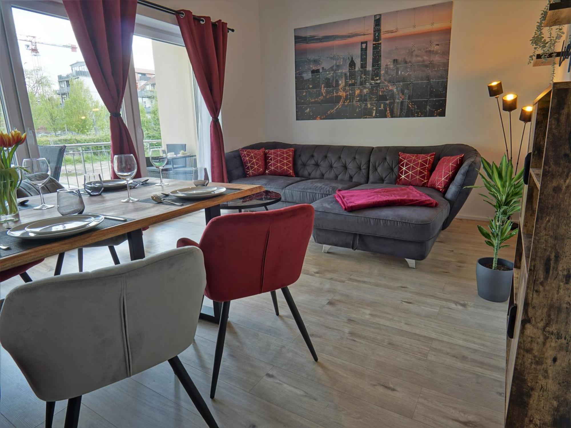 "Hogulu" Brandenburg, Balkon, Neustadt, Kueche, Wassernaehe - Parkplatz Inklusive Lejlighed Brandenburg  Værelse billede